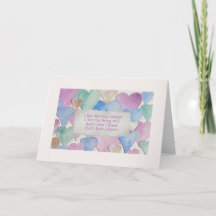 "C'est ainsi que je sais" Carte d'amour pliée