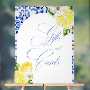 C'est Amore Lemon Italian Blue Tile Fête des marié