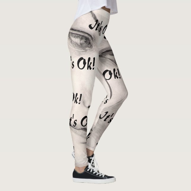 C'est bon ! Art penker par Venus Leone Leggings (Droite)
