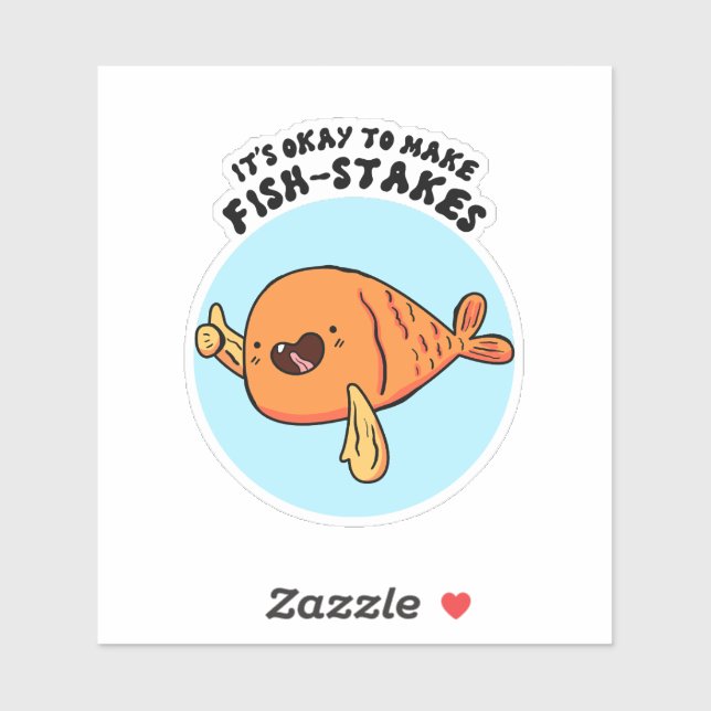 C'est bon de faire des pétales de poisson Sticker  (Feuille)