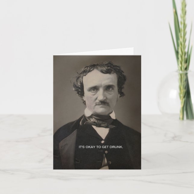 C'est bon d'obtenir la carte de voeux Drunk™ (Devant)