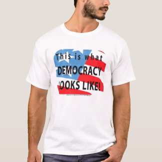 C'EST CE QUI RESSEMBLE LA DÉMOCRATIE AU T-SHIRT