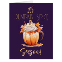 C'est Citrouille Spice Season Card