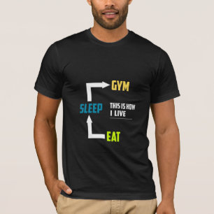 C'Est Comme Ça Que Je Vis - T-shirt Gym