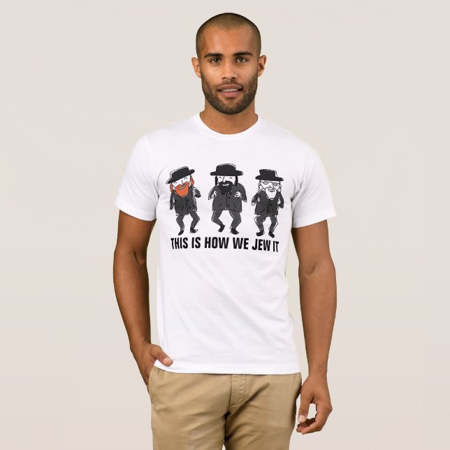 C'EST COMMENT NOUS JUIF IL, T-shirts juif drôle (Devant entier)