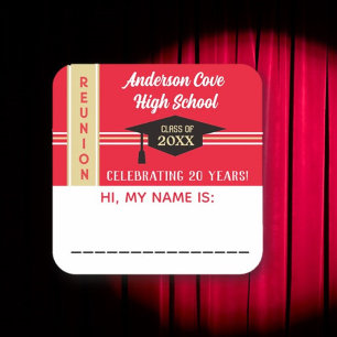 C'est Customisé ! Sticker pour étiquette Nom de ré