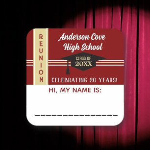 C'est Customisé ! Sticker pour étiquette Nom de ré