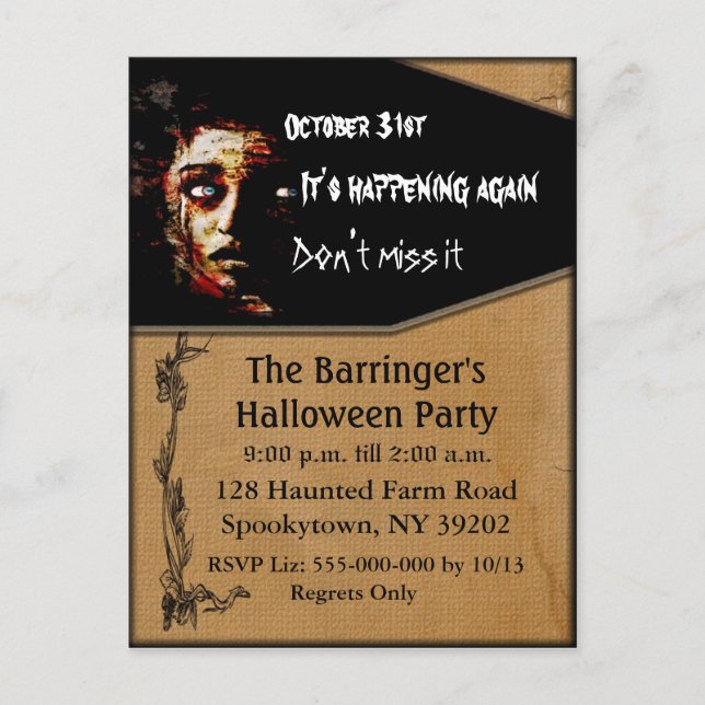 C'est de nouveau arrivé invitation de carte postal (Devant)