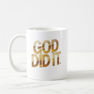 C'est Dieu qui l'a fait – Tasse de café inspirée d