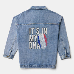 C'est drôle dans mon drapeau ADN France Empreinte 
