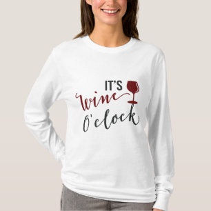 C'est du vin o'clock les femmes boivent un t-shirt