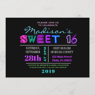 C'EST ÉLECTRIQUE ! Invitation au Sweet sixteen NEO