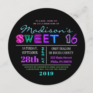 C'EST ÉLECTRIQUE ! Invitation au Sweet sixteen NEO