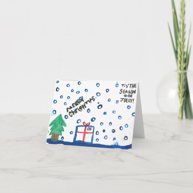 C'est la carte de Noël de saison (Devant)