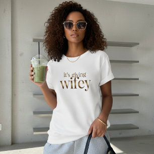 C'est la femme idéale - T-Shirt moderne et chic po