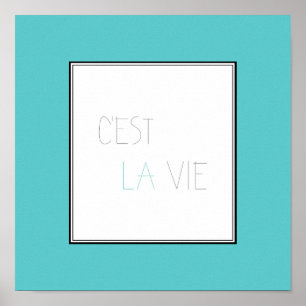 C'est La konkurrieren - das Leben ist Poster