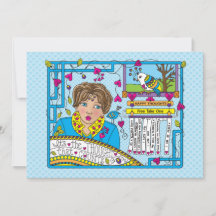 C'est la pensée qui compte la carte plat 7"x5"