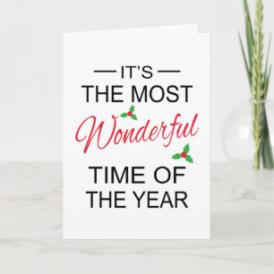 C'est la plus merveilleuse carte de Noël