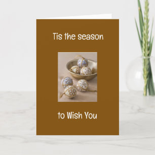 *C'EST LA SAISON* CARTE LAÏQUE DE NOËL