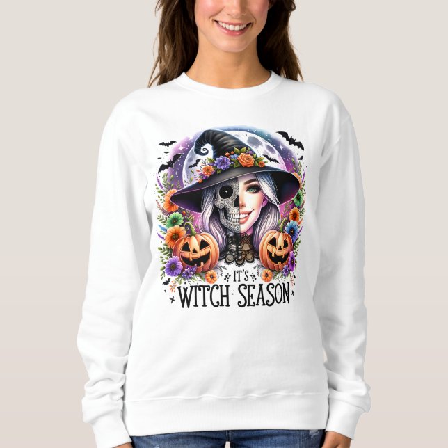 C'est la saison des sorcières Sweatshirt d'Hallowe (Devant)