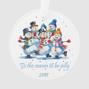 C'est la saison d'être joyeux Danse des bonshommes