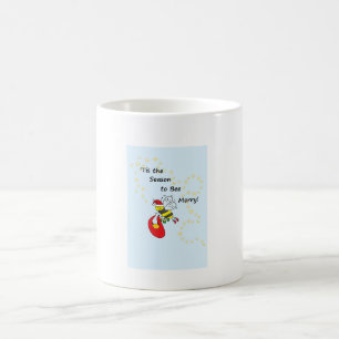 'C'est la saison d'être Joyeux Noël Mug