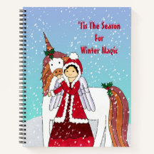 'C'Est La Saison Du Carnet Spiral Magique D'Hiver