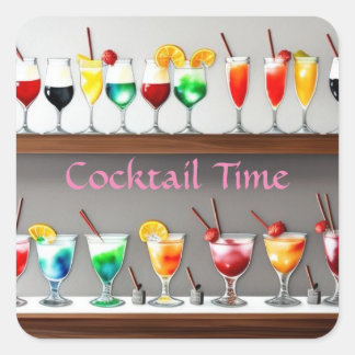 C'est la Sticker de Fête au Cocktail Boissons Colo
