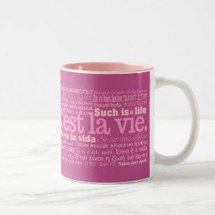 C'est La Vie tasses - choisir style & couleur