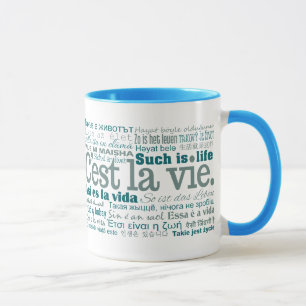 C'est La Vie tasses - choisir style & couleur