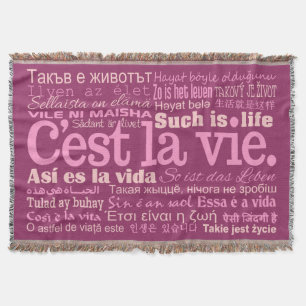 C'est La Vie werfen Decke