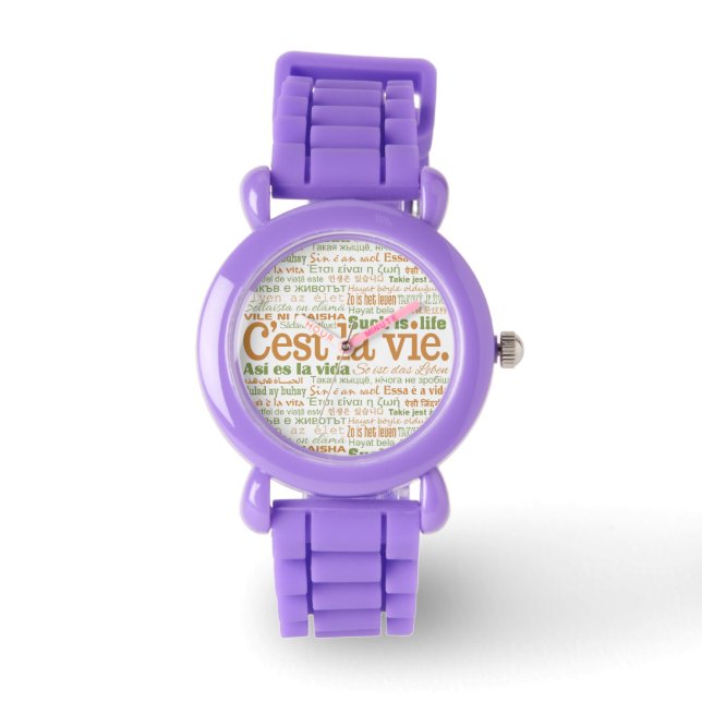 C'est La Vie Zolluhren Armbanduhr (Vorderseite)