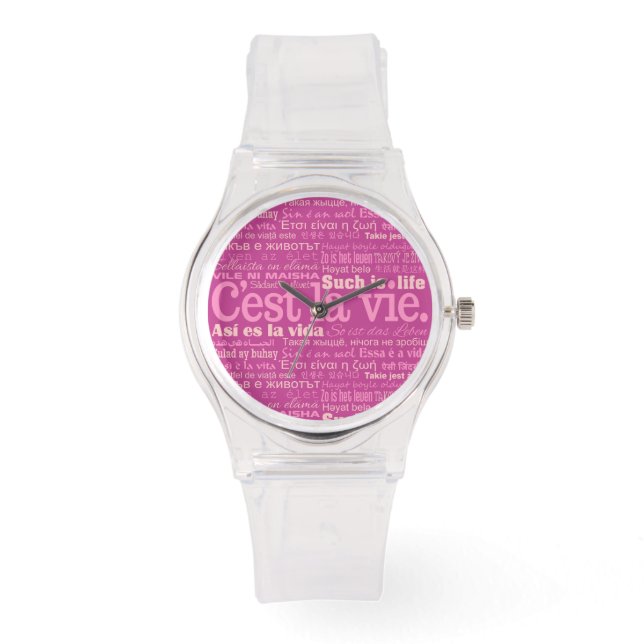 C'est La Vie Zolluhren Armbanduhr (Vorderseite)