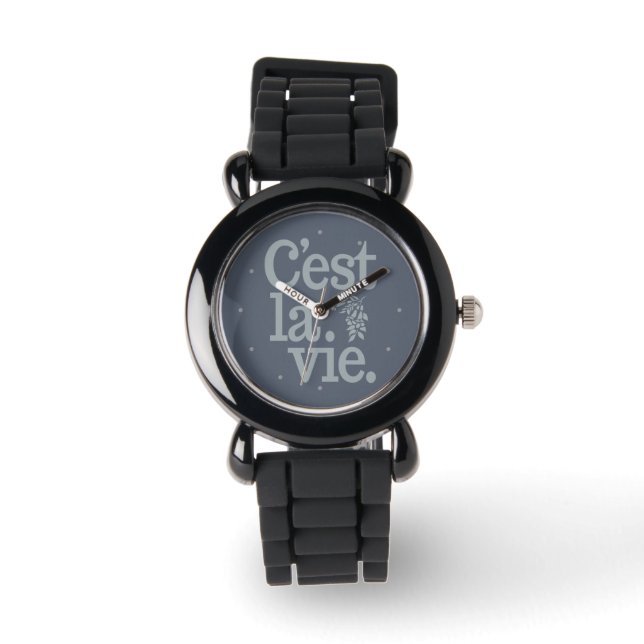 C'est La Vie Zolluhren Armbanduhr (Vorderseite)
