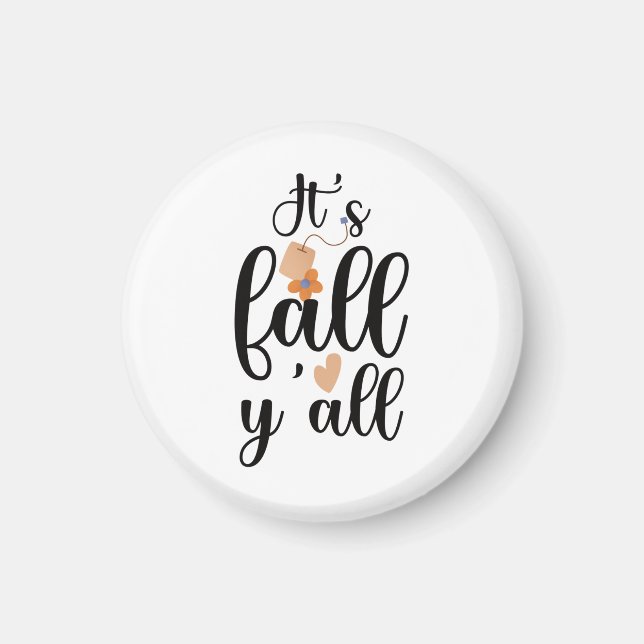 C'est l'automne, mignon Magnet Teabag (Devant)