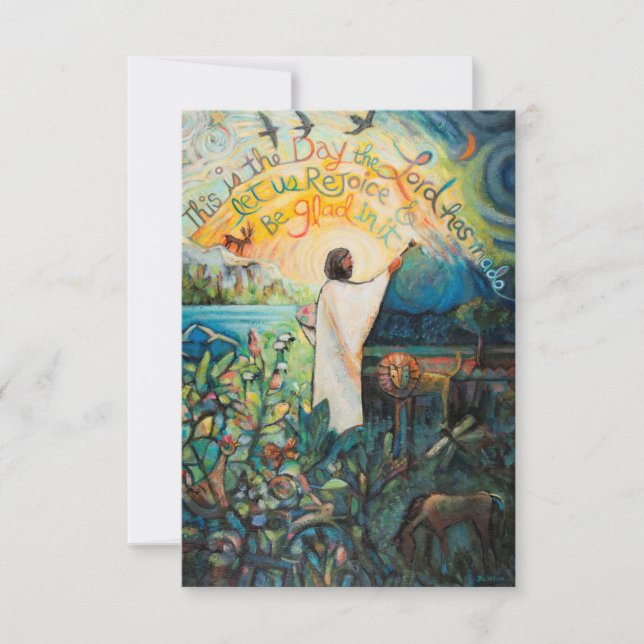 C'est le Jour, Psaume 118 carte de prière (Devant)