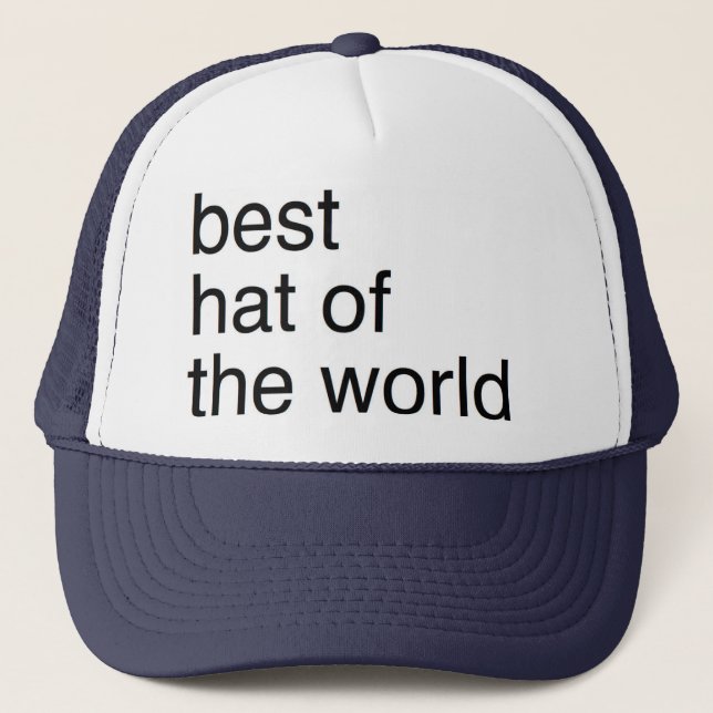 c'est le meilleur casquette du monde (Devant)