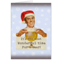 C'est le moment de la récréation. Carte de Noël
