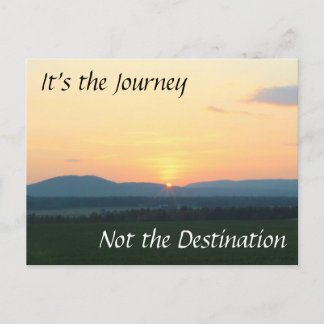C'est le voyage, pas la carte postale de destinati