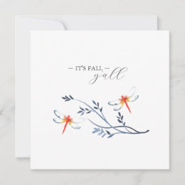 C'est les Cartes de Thanksgiving de Fall Y'all