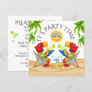 C'EST L'HEURE DE FAIRE LA FÊTE Invitation