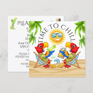 C'EST L'HEURE DE FAIRE LA FÊTE Invitation