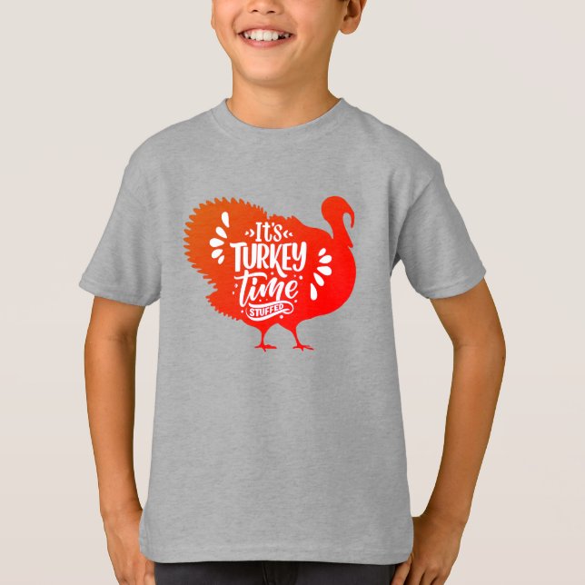 C'est l'heure de la Turquie pour le T-shirt Thanks (Devant)