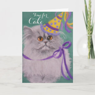 C'est l'heure du gâteau ?/ carte d'anniversaire de