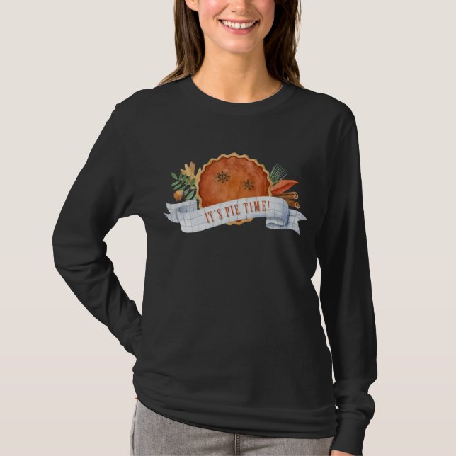 C'est l'heure du gâteau | T-shirt à Citrouille (Devant)
