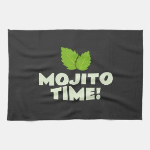 C'est l'heure du Mojito ! serviette de cuisine amu