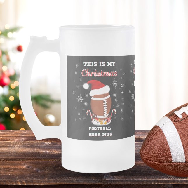C'Est Ma Bière De Football De Noël Mug (Créateur téléchargé)