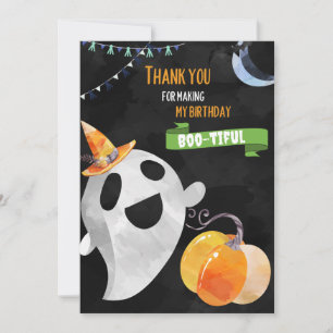 C'est ma Carte de remerciements de Boo Day