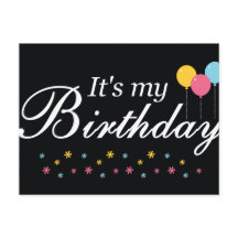C'est ma carte postale d'anniversaire