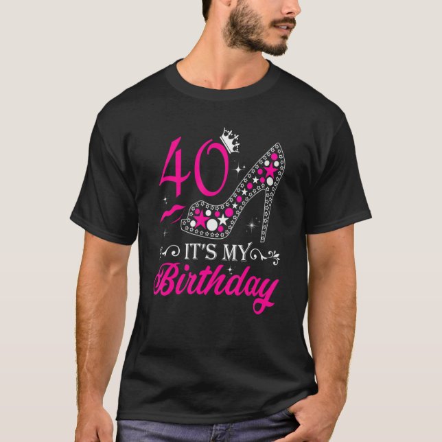 C'est mon 40 talons hauts Joyeux 40e anniversaire (Devant)